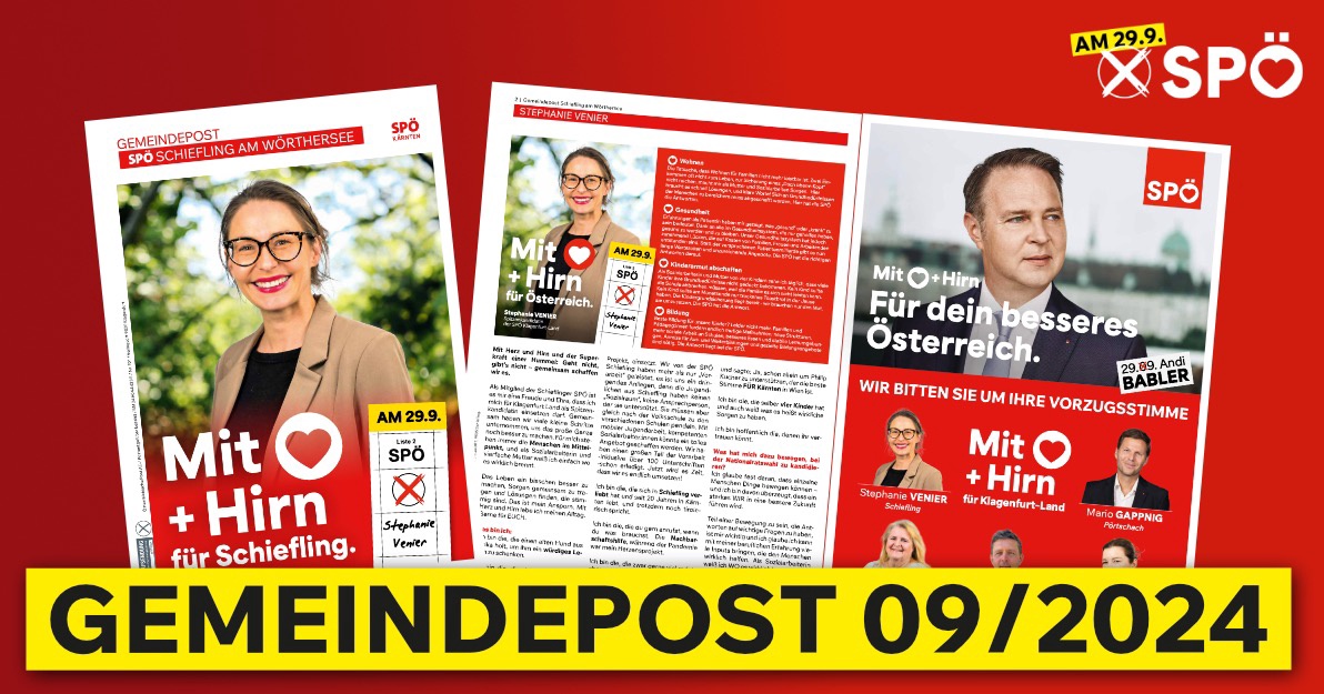 Gemeindepost September 2024 Schiefling