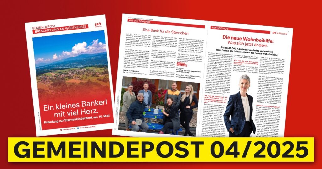 Gemeindepost April 2025 Schiefling