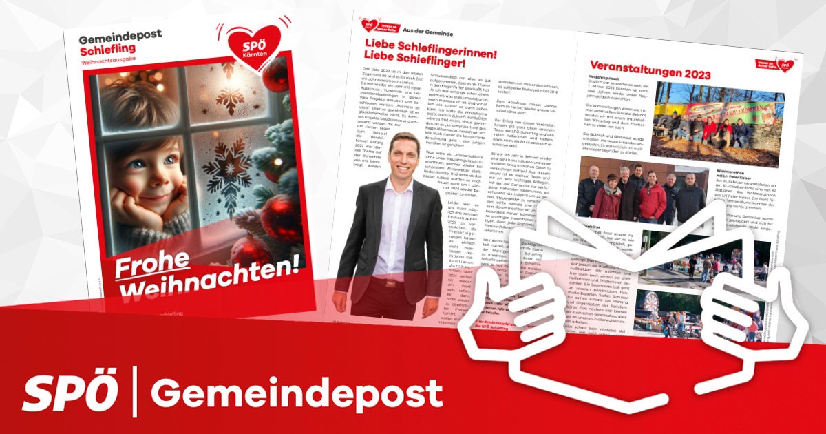 Gemeindepost Schiefling Dezember 2023
