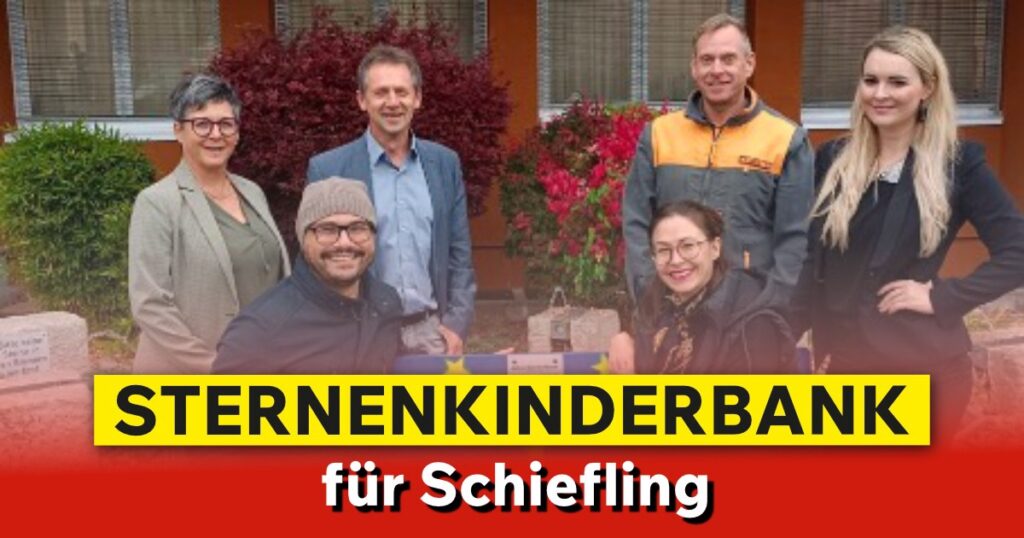 Einweihung der Sternenkinderbank in Schiefling