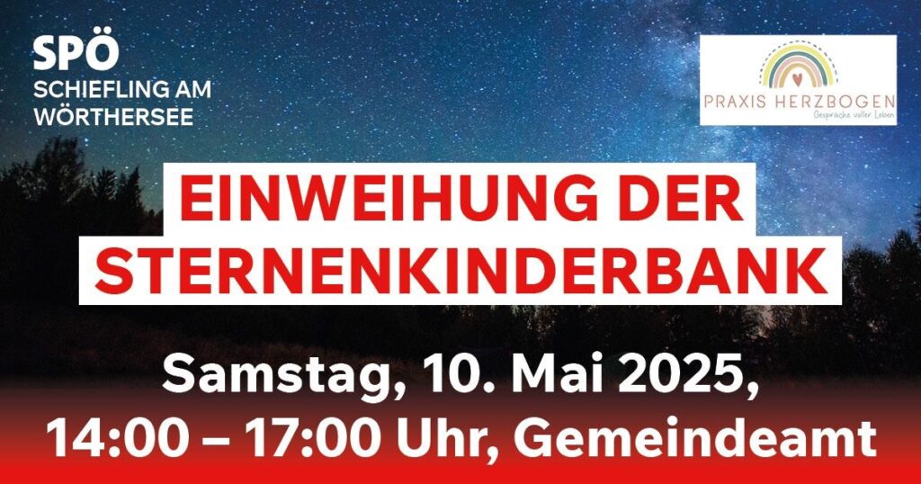 Eine Bank für die Sternchen.